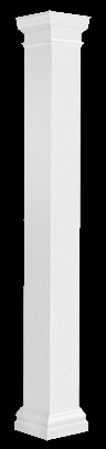 Tuscan Square Straight Shaft Architectural Column