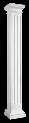 Square Fluted Column