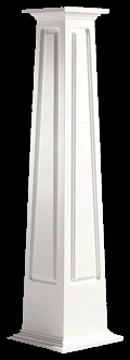 Craftsman Tapered Paneled Square Architectural Column