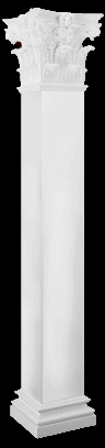 Roman Corinthian Square Architectural Column