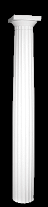 Greek Doric Fluted Architectural Column