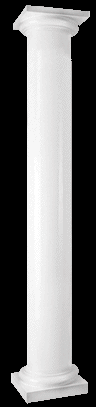 Tuscan Straight Shaft Column with Tuscan Base Both Ends